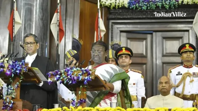 President Draupadi Murmu Wears Odisha Handloom Saree at the Swearing-in Ceremony