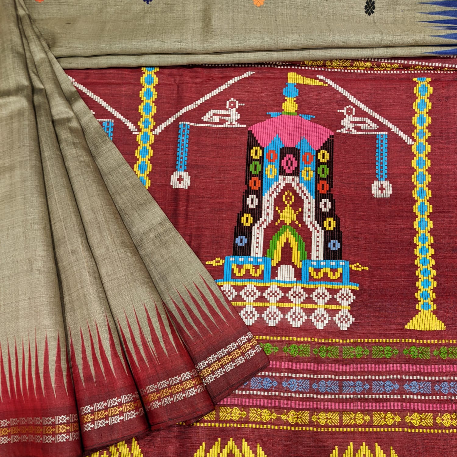 Gopalpur Tussar Silk Saree
