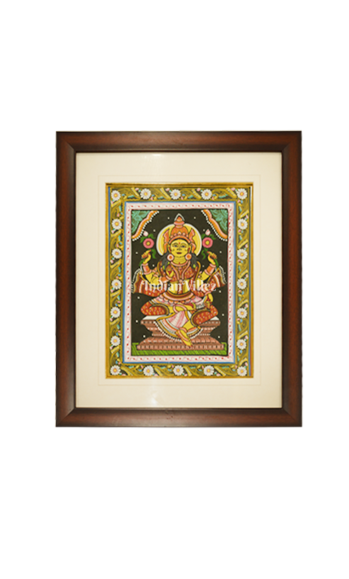 Mata Laxmi Pattachitra Wall Painting