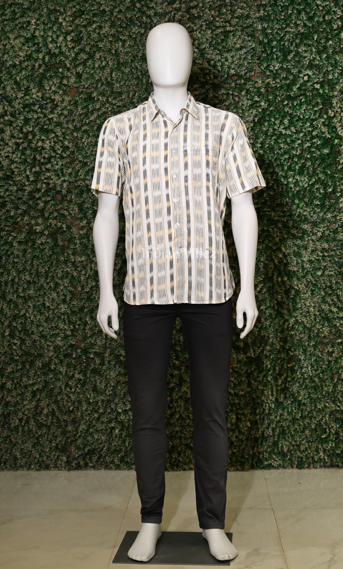 Handwoven Sambalpuri Ikat Men's Shirt