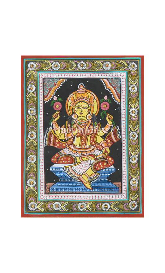Mata Laxmi Pattachitra Wall Painting