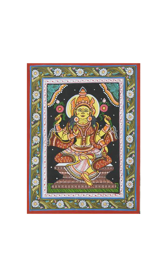 Mata Laxmi Pattachitra Wall Painting