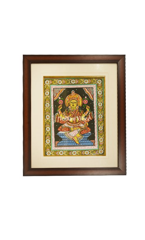 Mata Laxmi Pattachitra Wall Painting