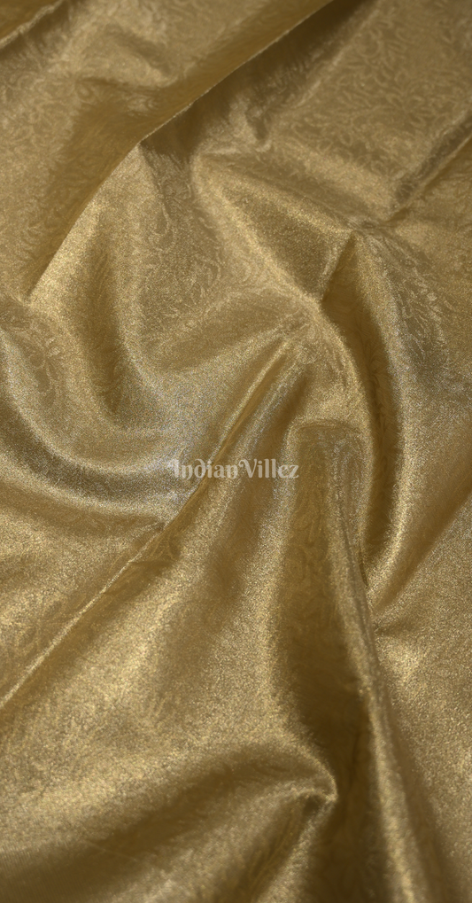 Gold Pure Kanjivaram Tissue Silk Saree