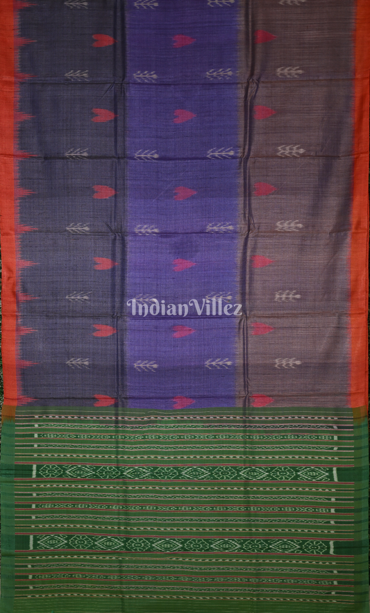 Multi Colour Tribal Theme Fine Gopalpur Tussar Silk Saree