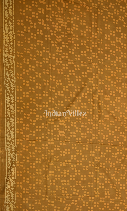 Mustard Yellow Dabu Block Printed Kotta Suit Sets