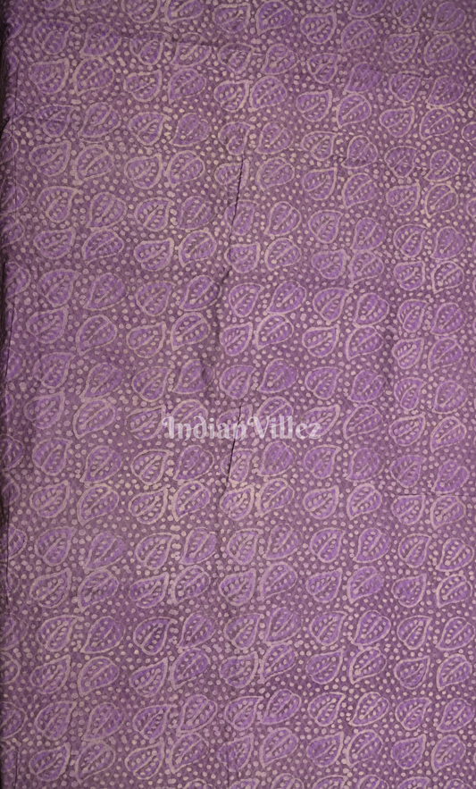 Purple Dabu Block Printed Cotton Suit Sets