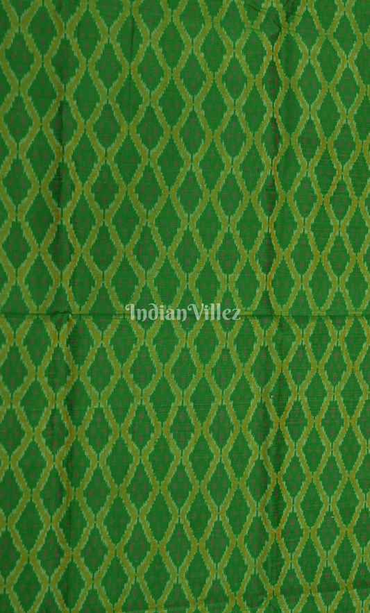 Green Red Pochampally Ikat Sico Unstitched Suit Sets