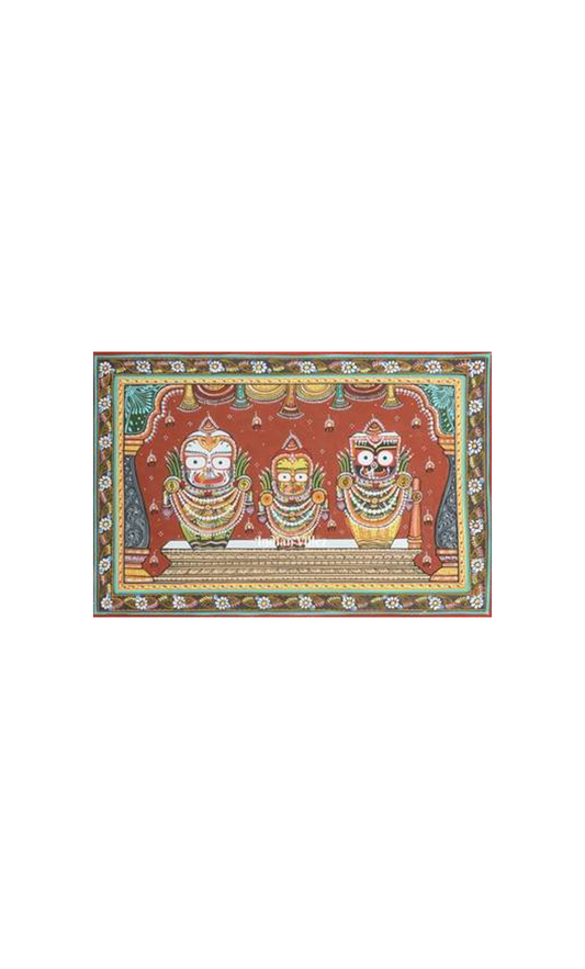 Jagannath Suna Besha Pattachitra Painting For Home Wall Art Decor