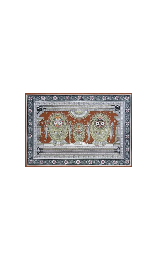 Jagannath Suna Besha Pattachitra Painting For Home Wall Art Decor