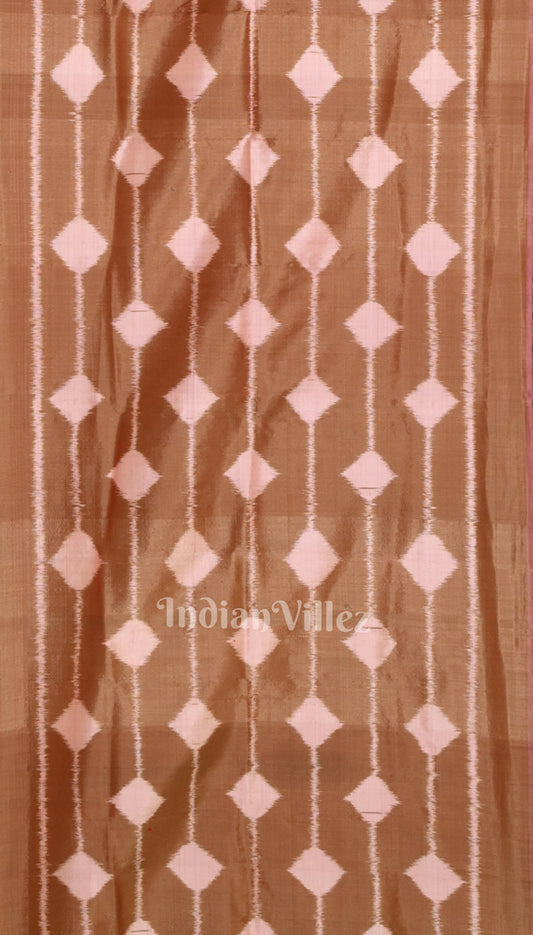 Dual Tone Odisha Ikat Pure Sambalpuri Silk Stole