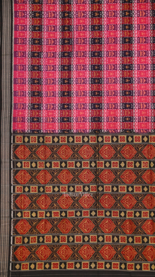 Multicolor Odisha Ikat Sambalpuri Pure Cotton Ikat Saree