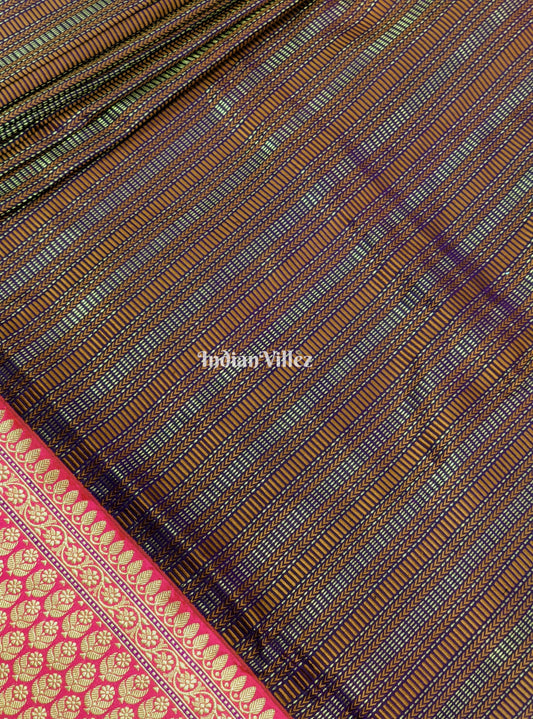 Exclusive Designer Banarasi Katan Silk Saree with Intricate Meenakari Tanchoi Weaving