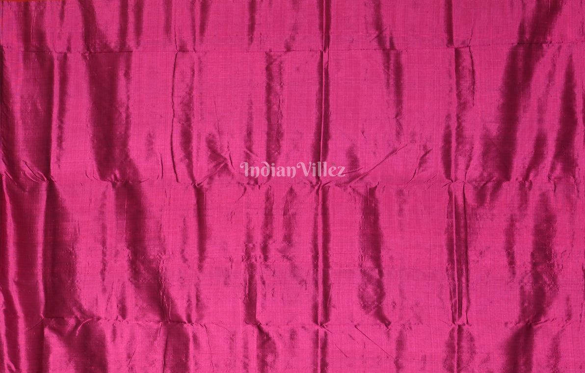 Wine Purple Pasapali  Border Odisha Ikat Contemporary Designer Silk Saree