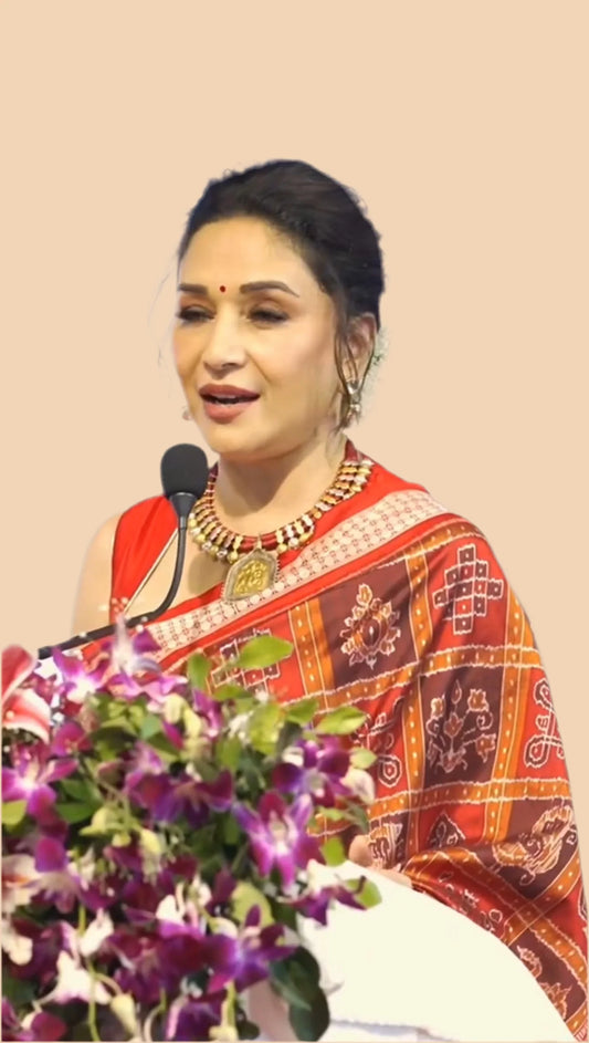 MADHURI DIXIT SAMBALPURI SILK SAREE
