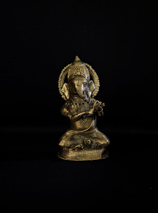 Dhokra Craft - Sitting Ganesh
