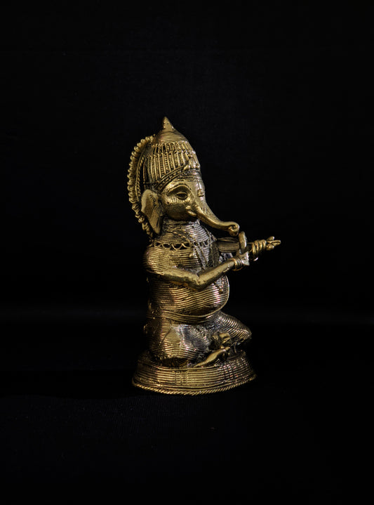 Dhokra Craft - Sitting Ganesh