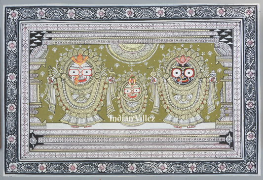 Jagannath Suna Besha Pattachitra Painting For Home Wall Art Decor