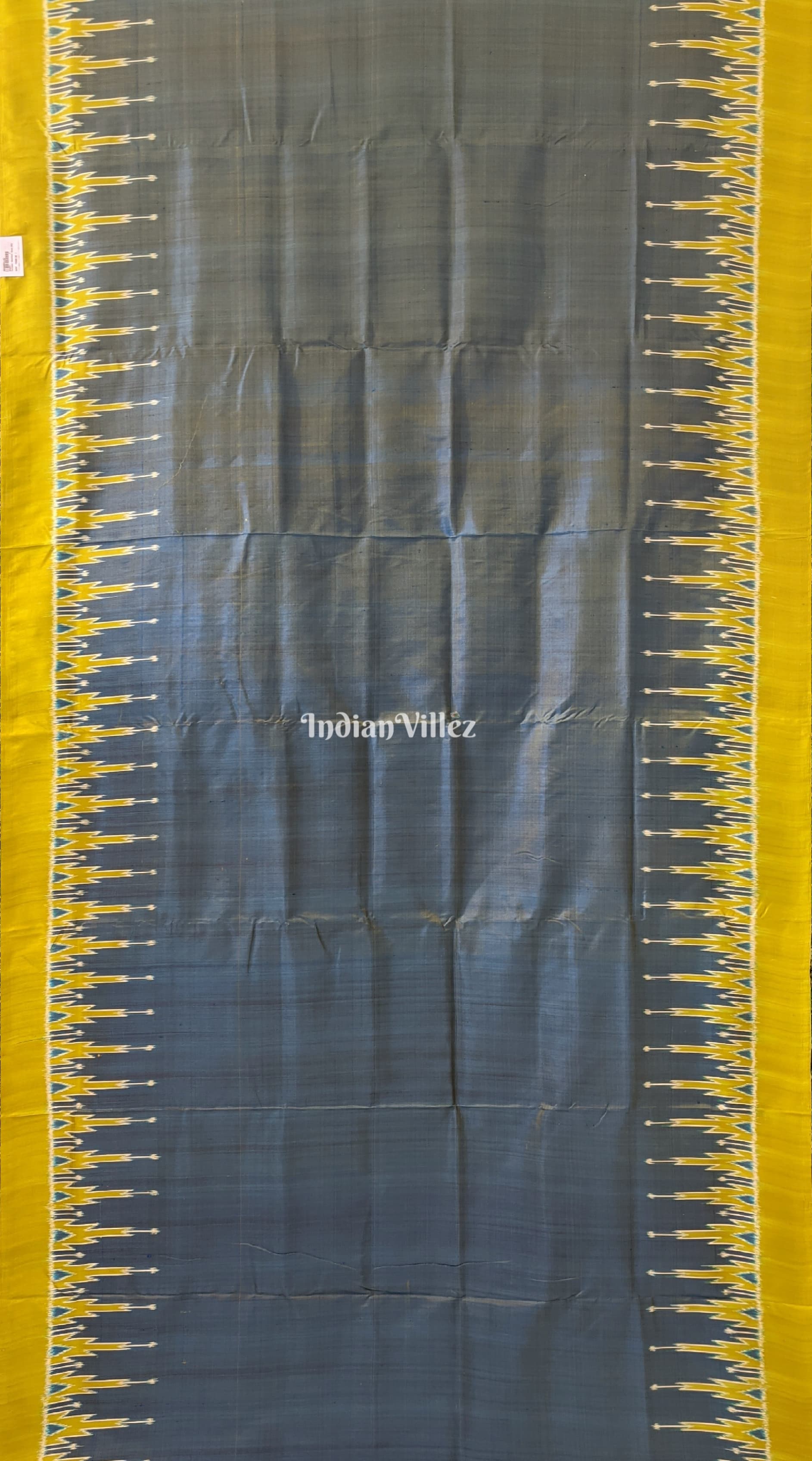 Mehendi & Mint Green Dual Tone Contemporary Silk Saree