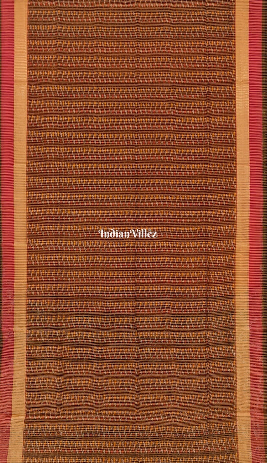 Multicolored Pochampally Ikat Silk Handloom Saree