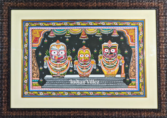 Jagannath Pattachitra Art Painting For Home Wall Art Decor ( With Frame )