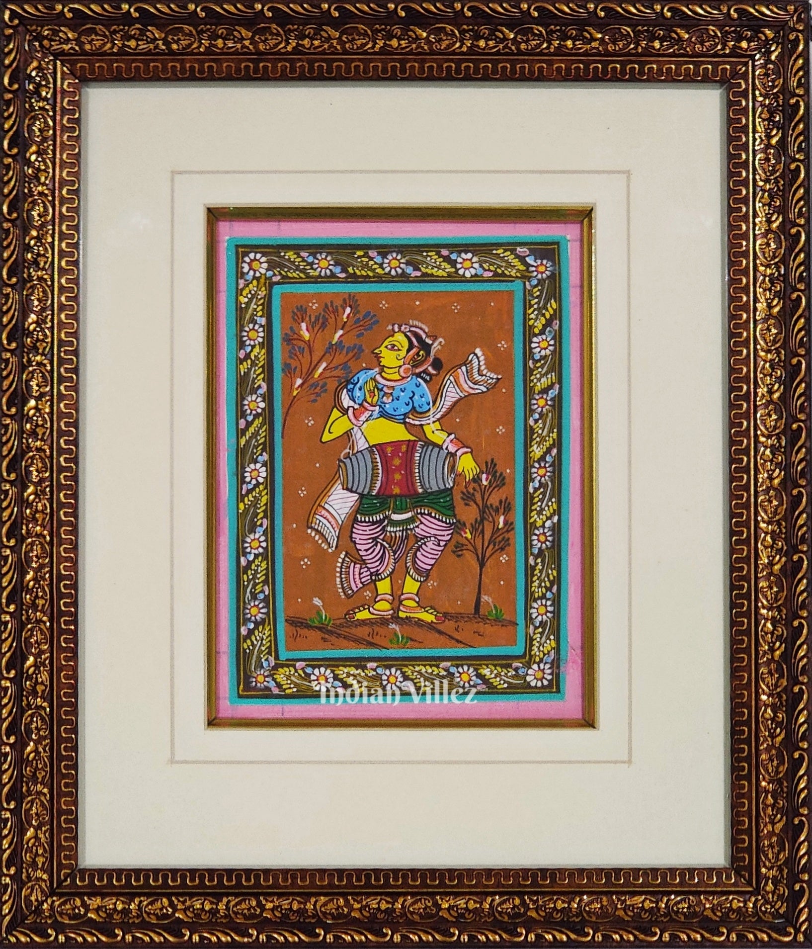 Debadashi Pattachitra Painting For Home Wall Art Decor ( With Frame)