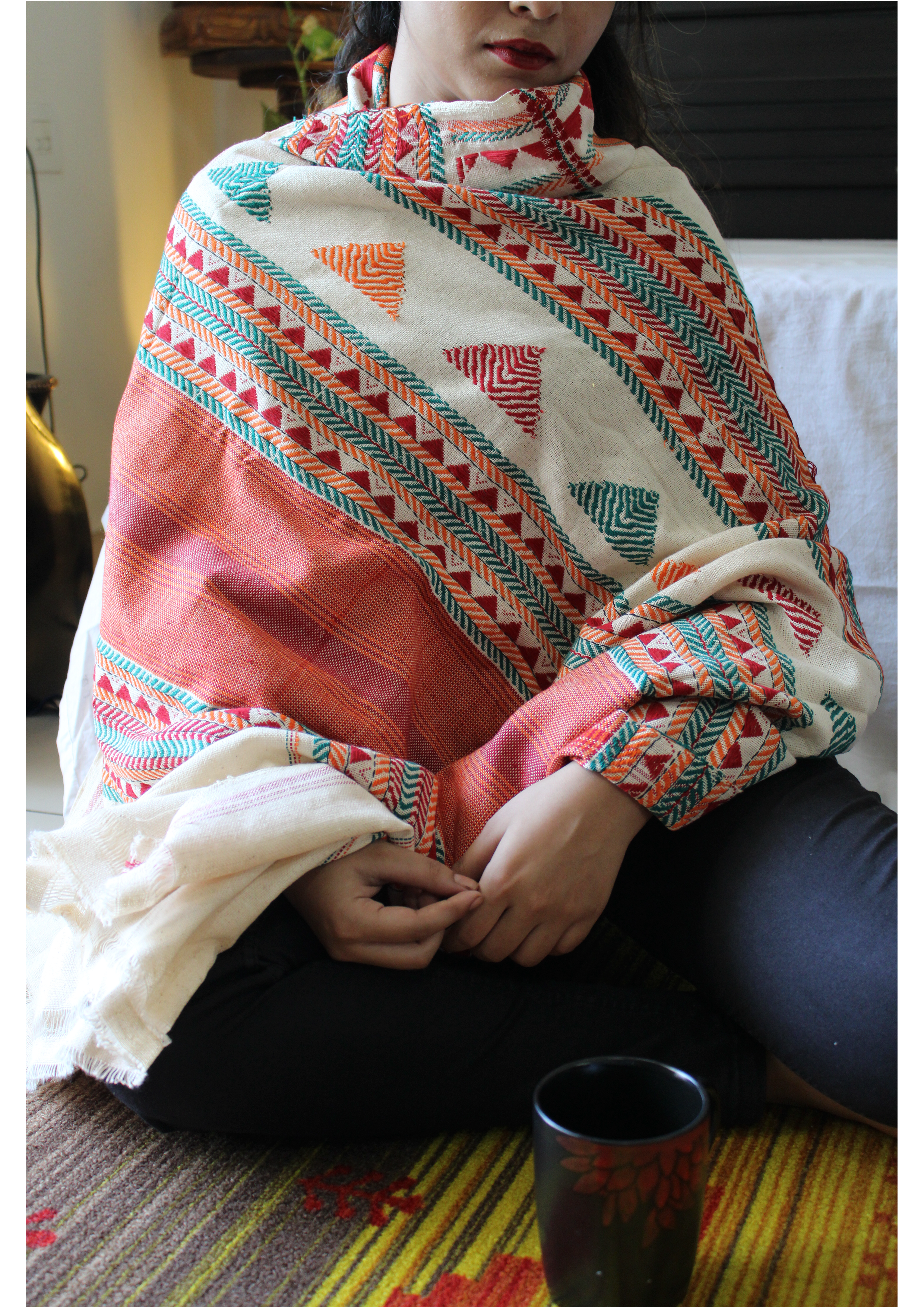 Dongaria Handloom Shawl - IndianVillèz