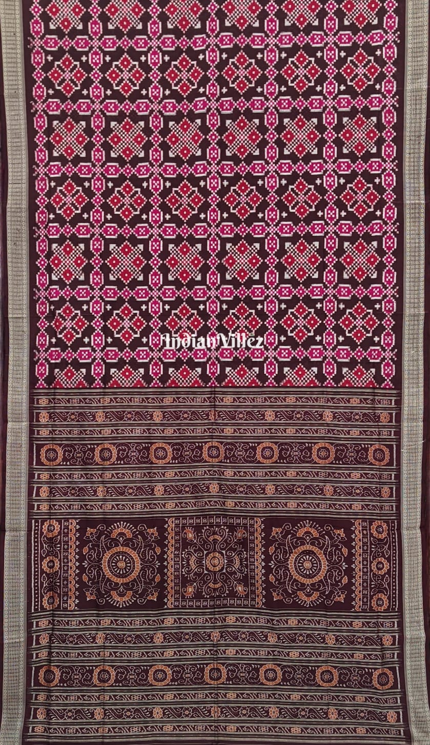 Telia Rumaal Odisha Handloom Sambalpuri Silk Saree