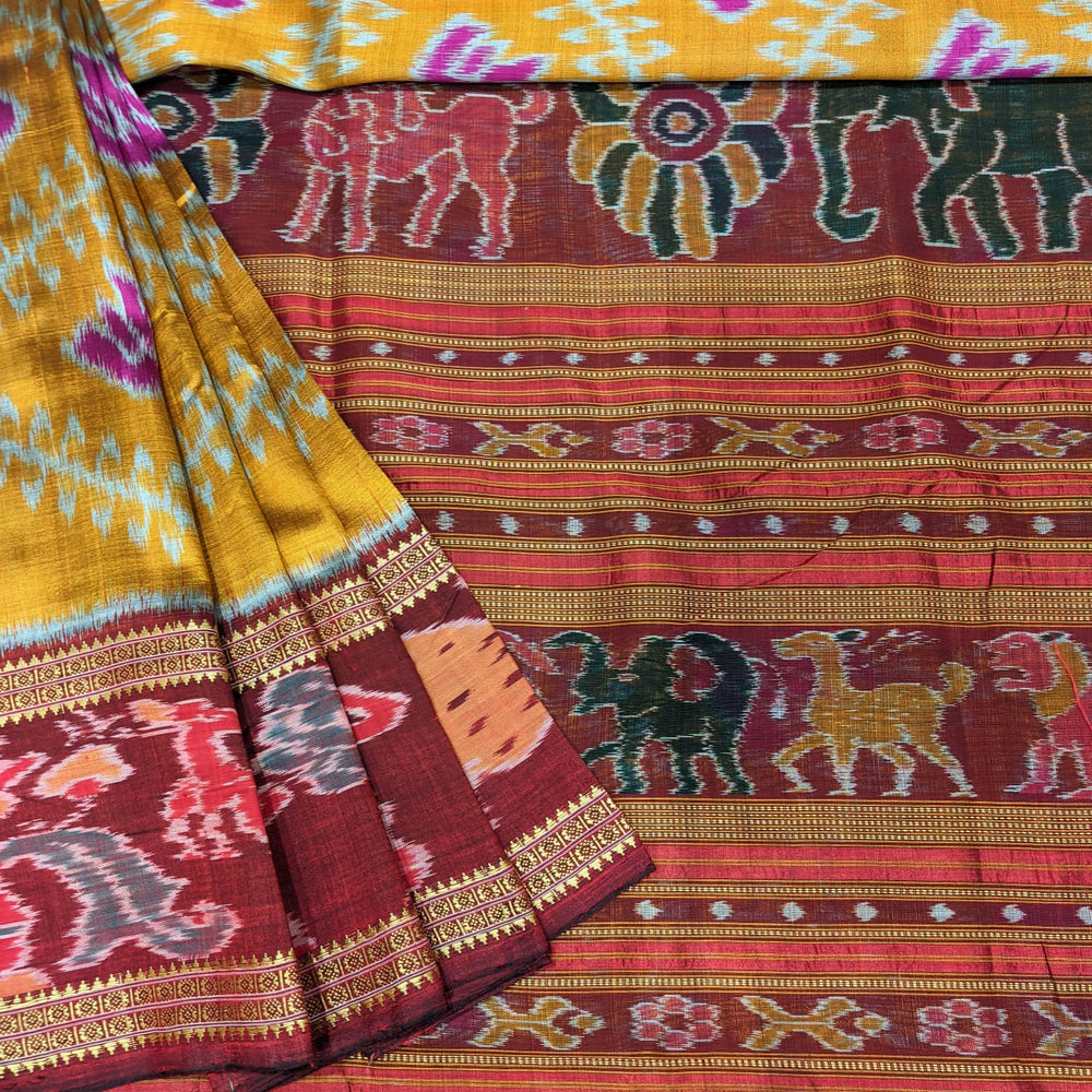 Pattachitra Sarees | Buy Hand-Painted Patachitra Sarees Online ...