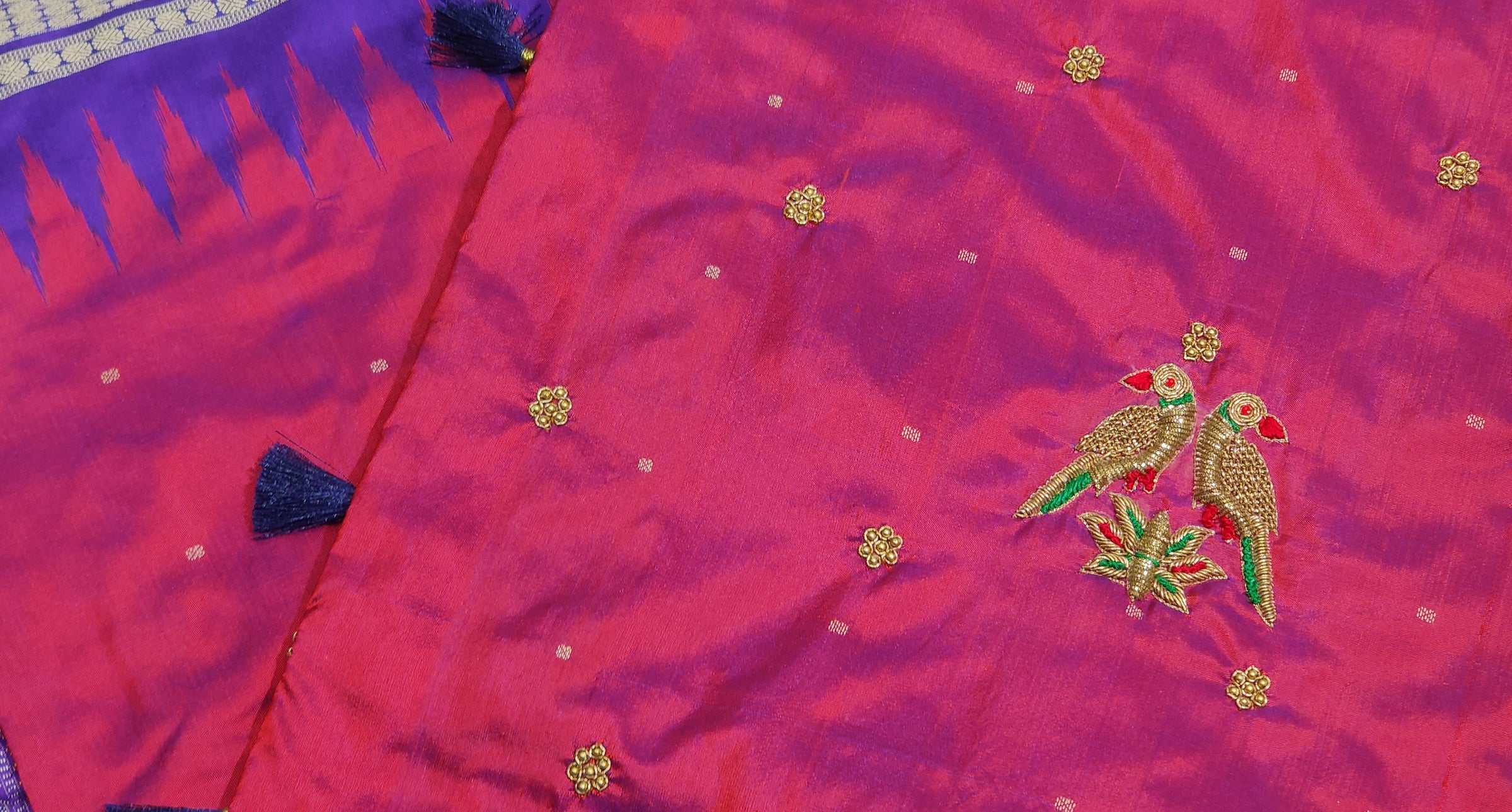 Zardosi Work on Sambalpuri