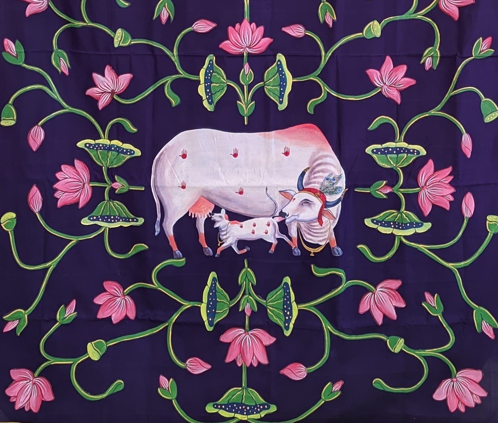 Hand-Painted Pichwai Saree