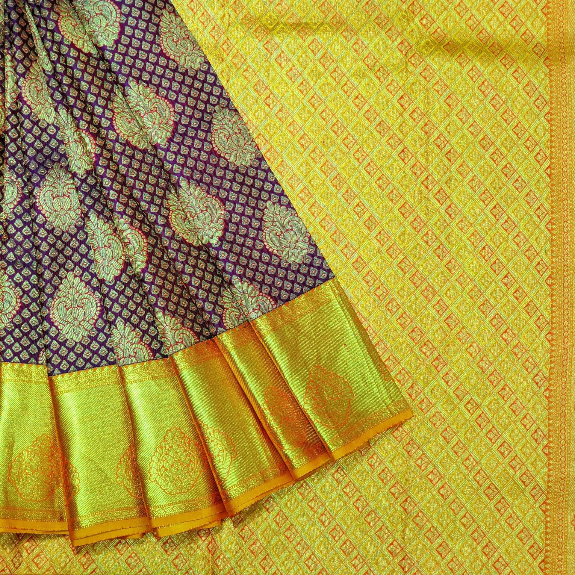 Pure Kanchipuram, Kanjivaram Silk Sarees  IndianVillz