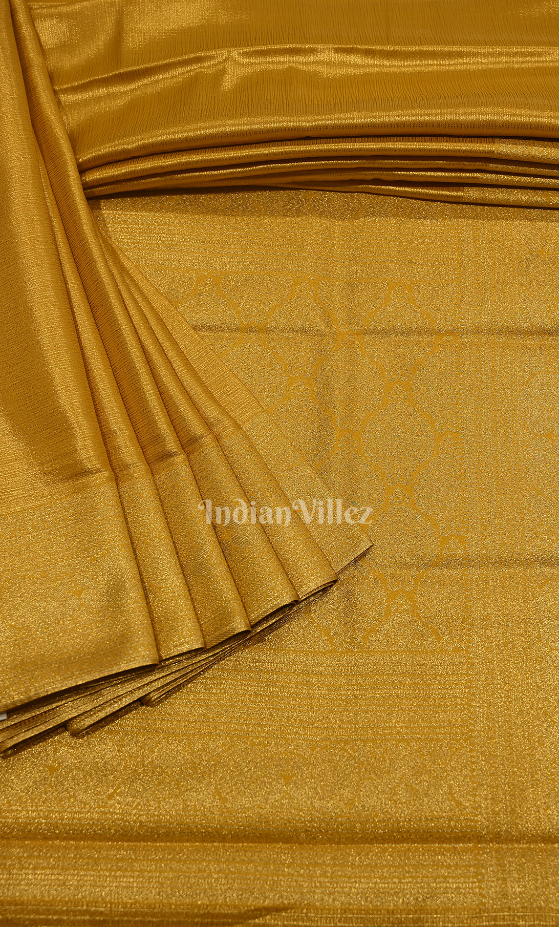  Yellow Pure Brocade Kanjivaram Silk Saree 