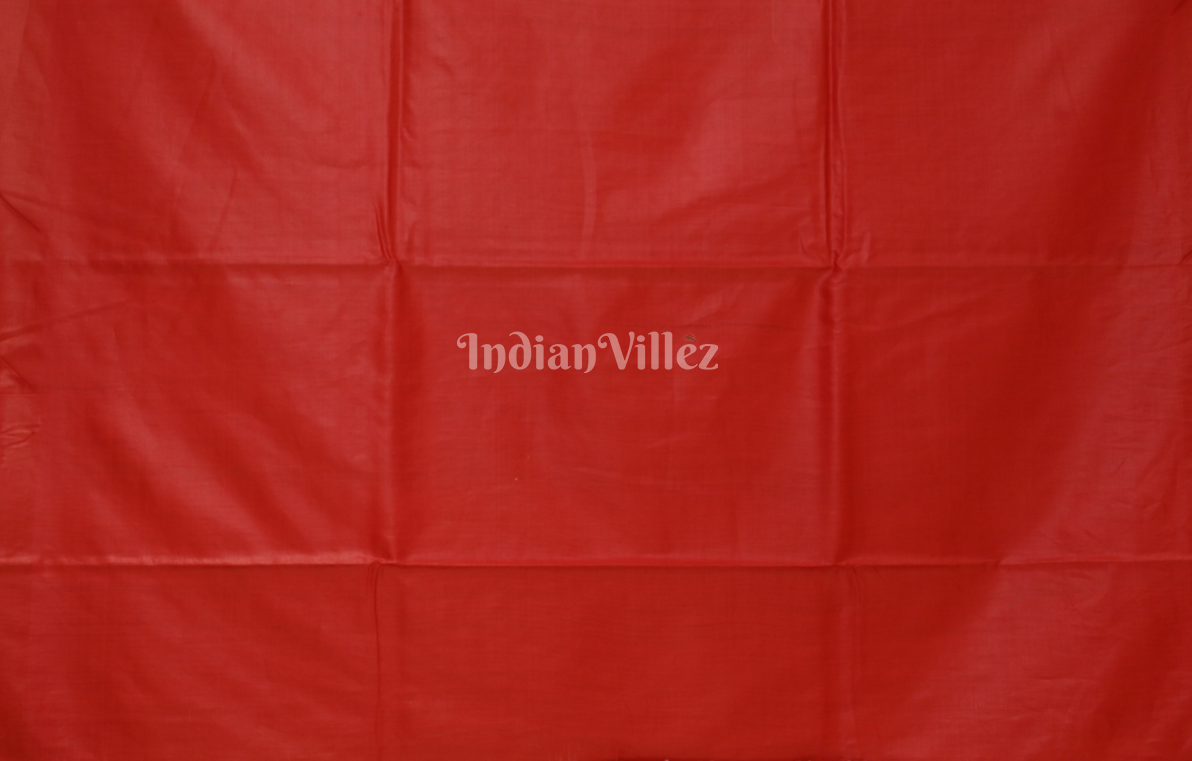 Mehendi  Green Red Gopalpur Tussar Silk Saree 