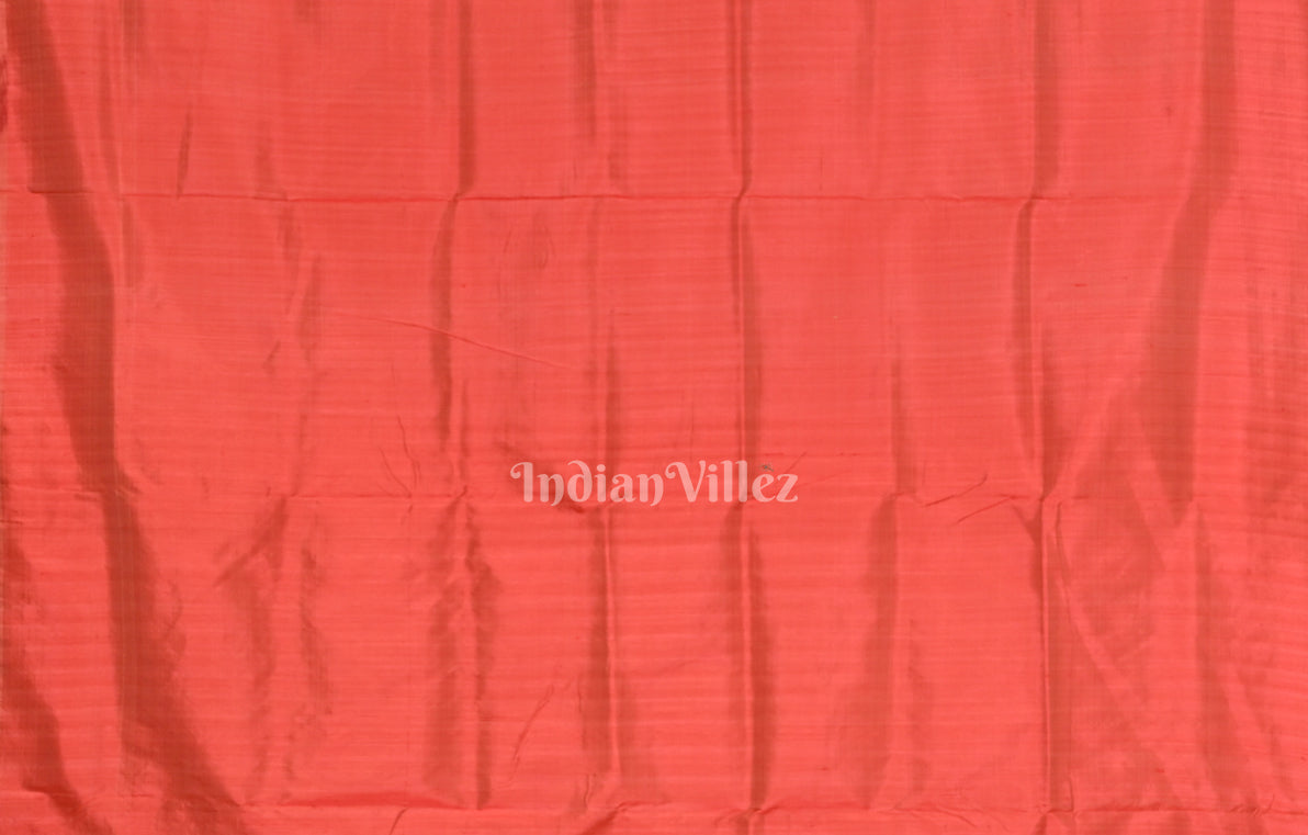 Red Nabakothi  Odisha Ikat Contemporary Designer Silk Saree 