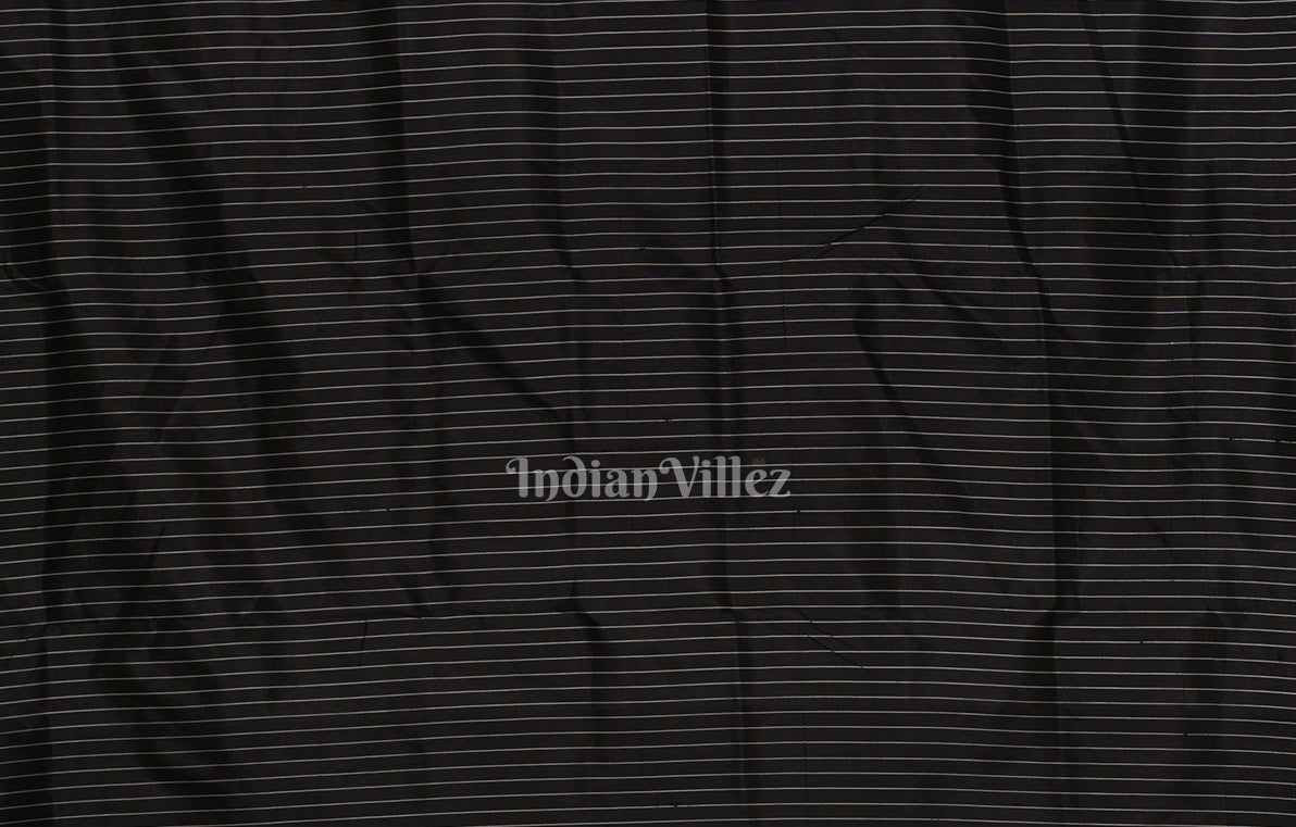 Black Nabakothi Odisha Ikat Contemporary Designer Silk Saree