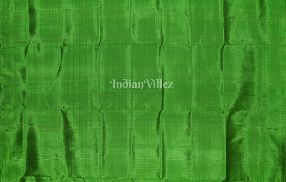 Coffee Green Tribal Theme Odisha Ikat Contemporary Designer Silk Saree