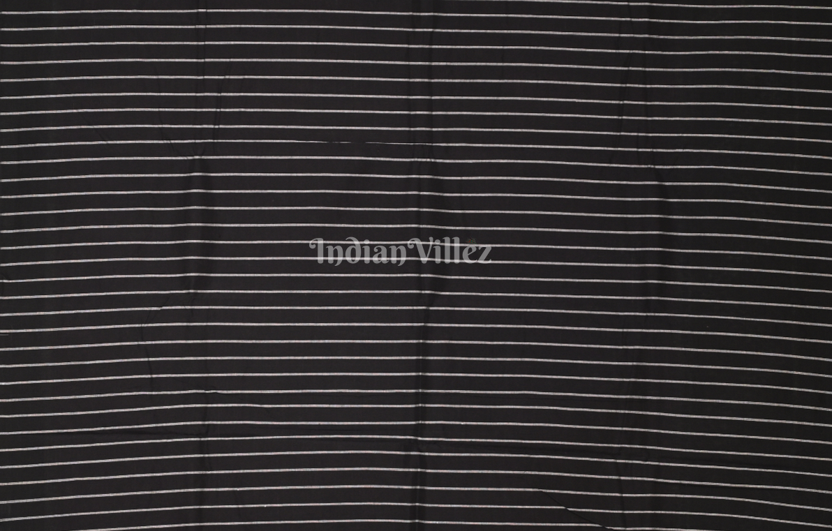 Pink Black Tribal Theme Odisha Ikat Sambalpuri Cotton Saree 