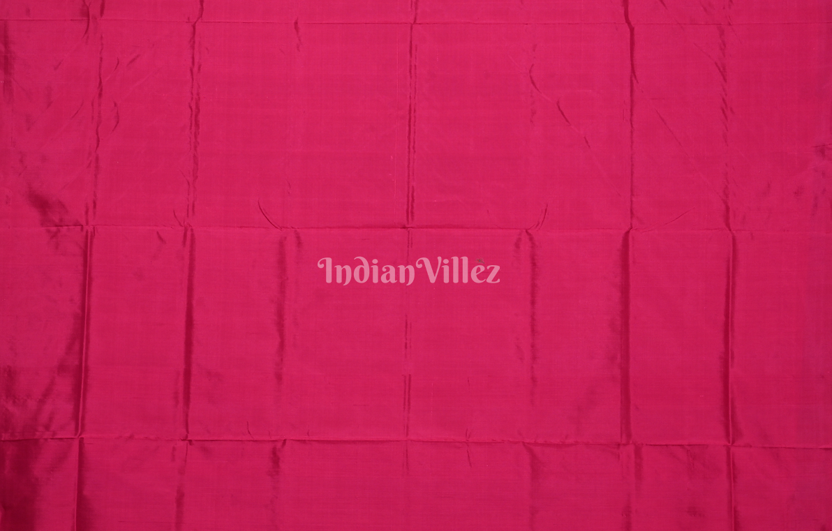Rani Pink House Triblas Odisha Ikat Contemporary Designer Silk Saree