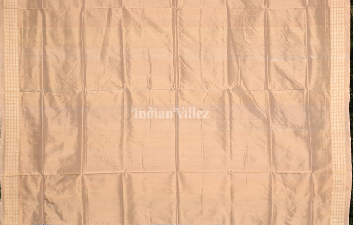 Black Beige Maa in Different Languages Odisha Ikat Sambalpuri Silk Saree