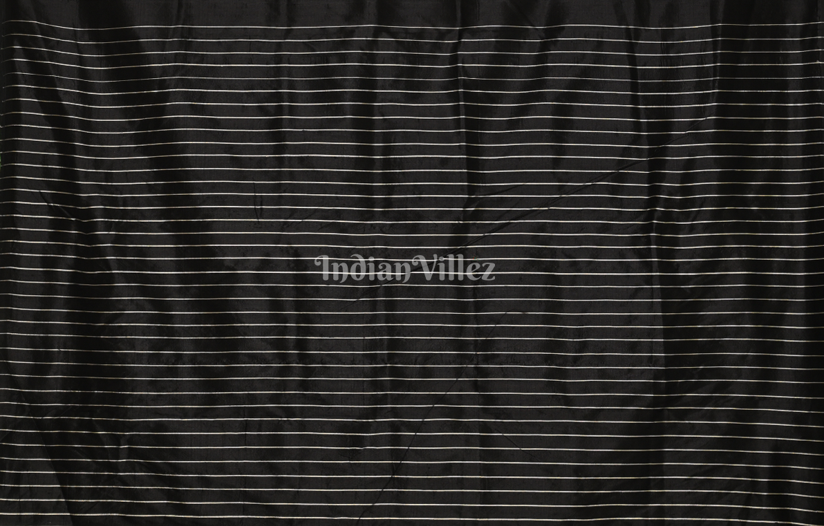 Cyan Green Black Pasapali Border Designer Contemporary Silk Saree with Pasapali Anchal