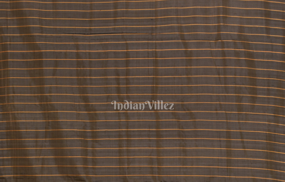 Black Green Nabakothi Odisha Ikat Contemporary Designer Silk Saree