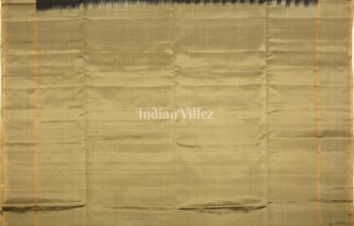 Black Golden Zari Pure Kanjivaram Soft Silk Saree 
