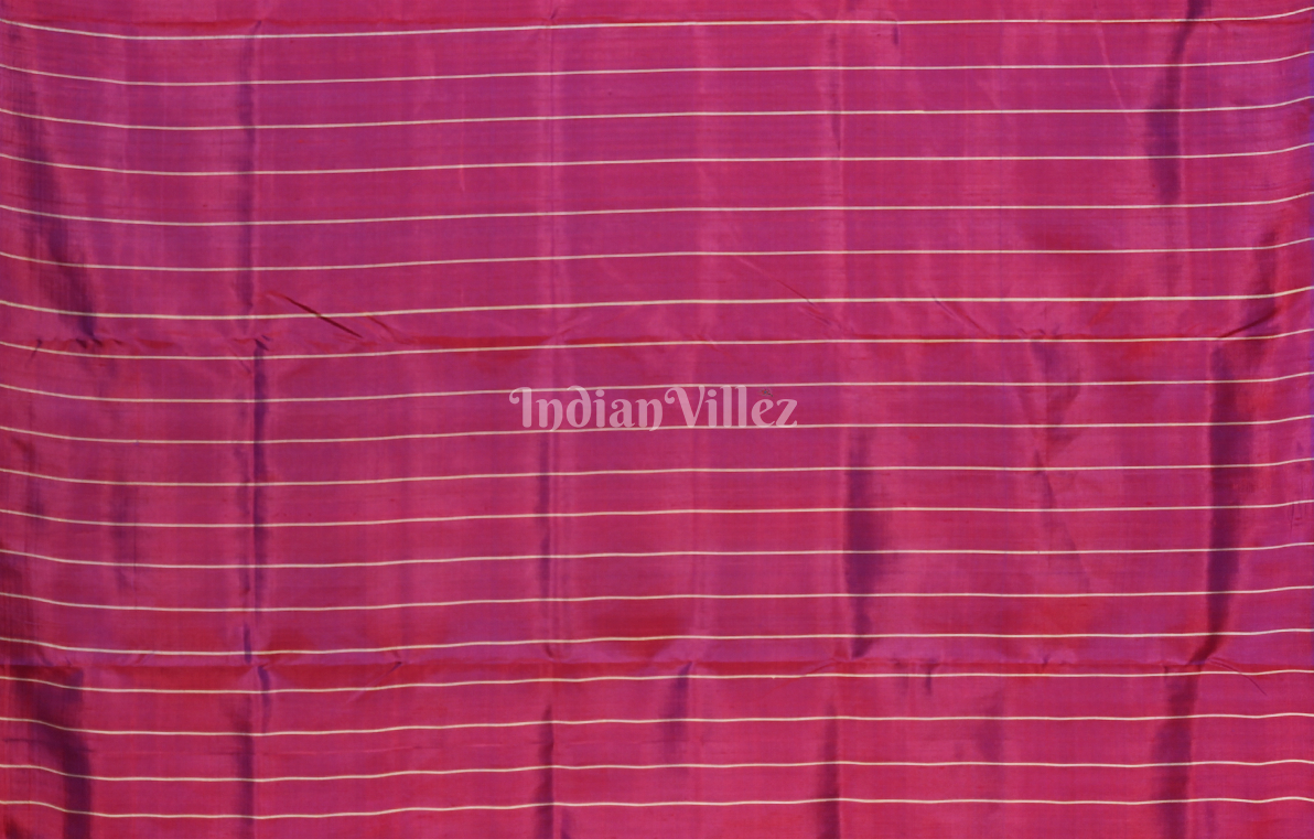 Red Maroon Odisha Ikat Contemporary Designer Silk Saree