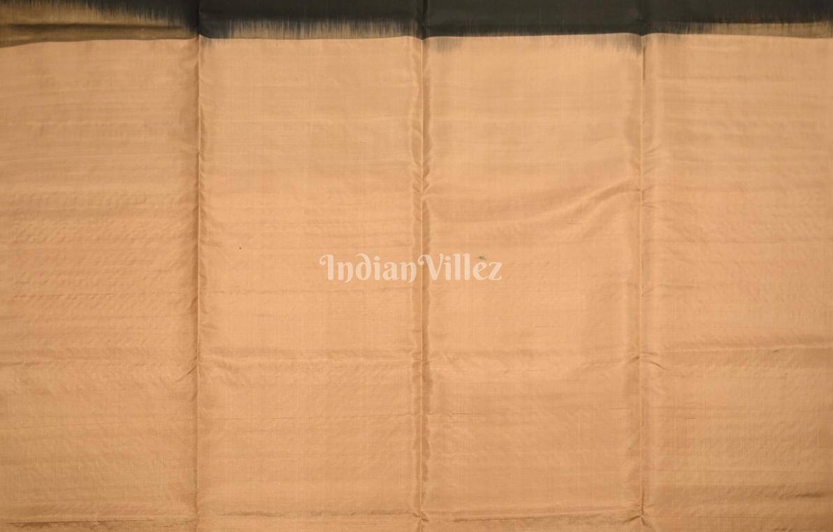 Black Golden Zari Pure Kanjivaram Soft Silk Saree 