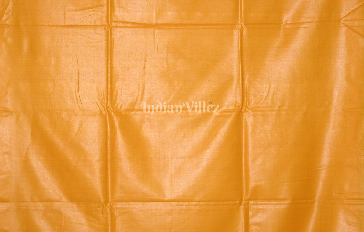 Red Mustard Yellow Gopalpur Tussar Silk Saree