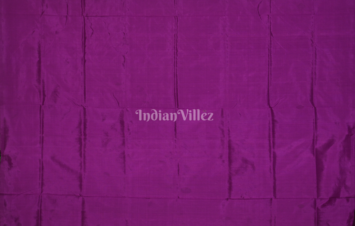 Exclusive Purple Tribal Theme Odisha Ikat Contemporary Designer Silk Saree