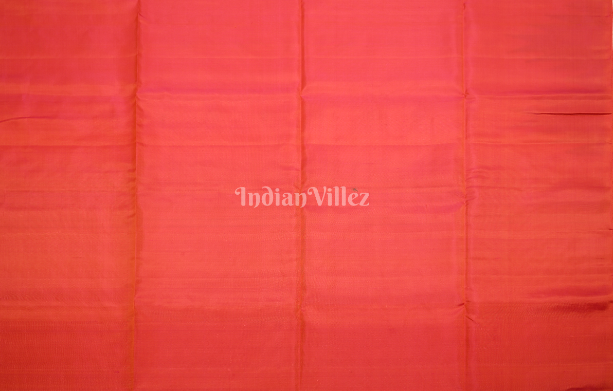 Red Golden Zari Pure Kanjivaram Soft Silk Saree
