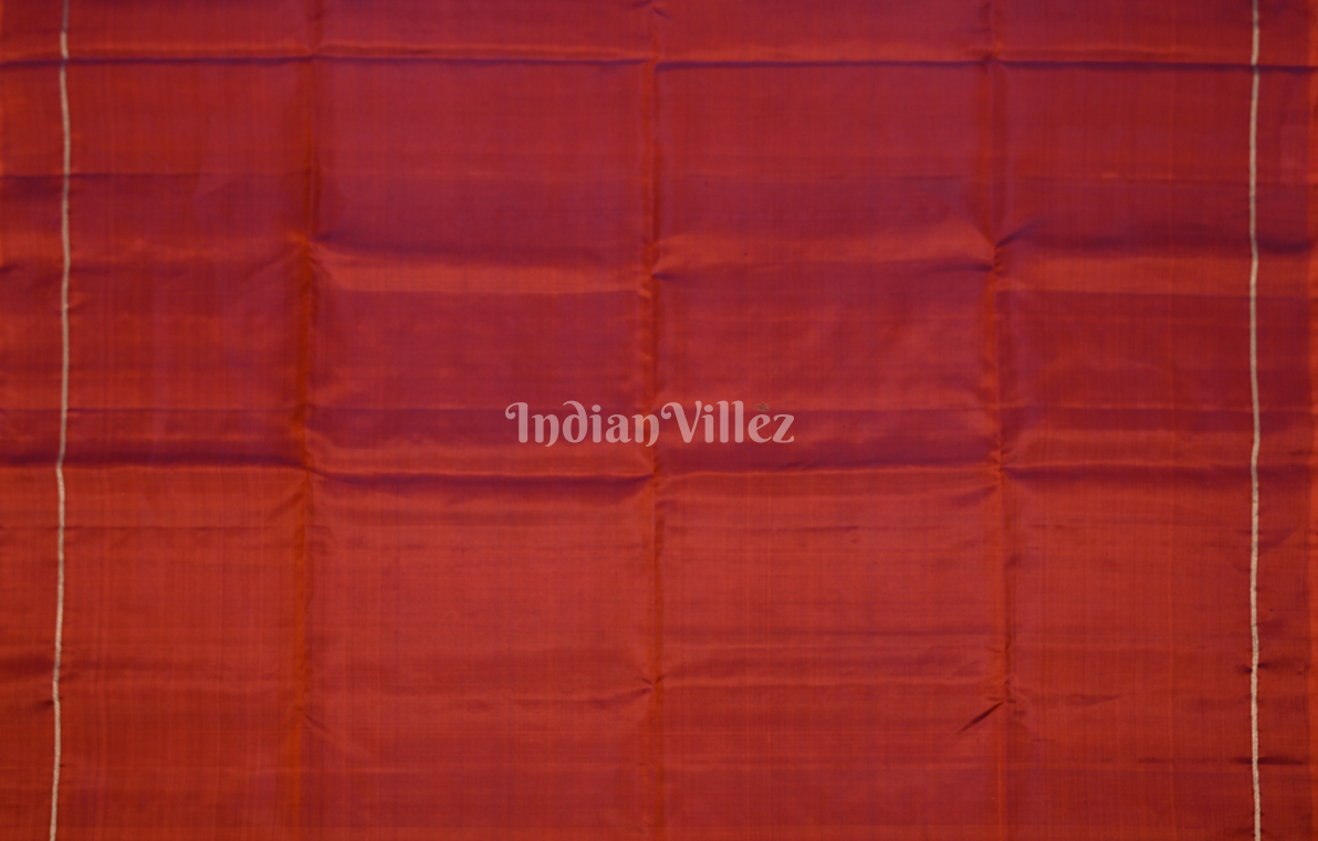 Maroon Zari Pure Kanjivaram Soft Silk Saree 