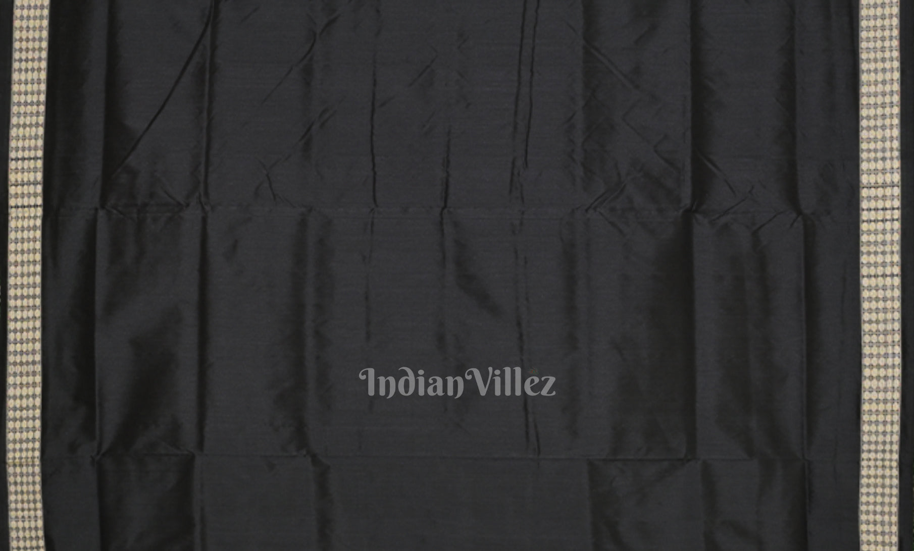 Magenta Pink Black Dolabedi  Bomkai Sambalpuri Ikat Silk Saree